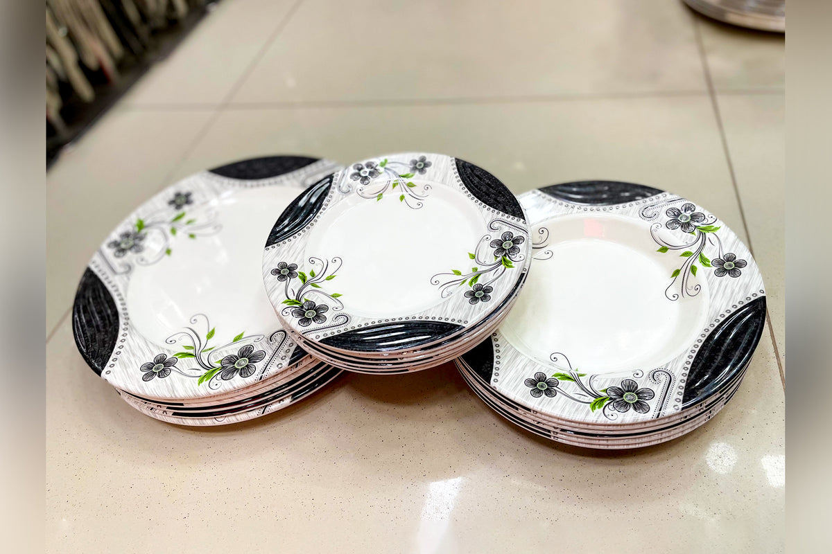 Versatile & Vibrant: Our Melamine 6 Plates Bring a Splash of Color to Every Meal!